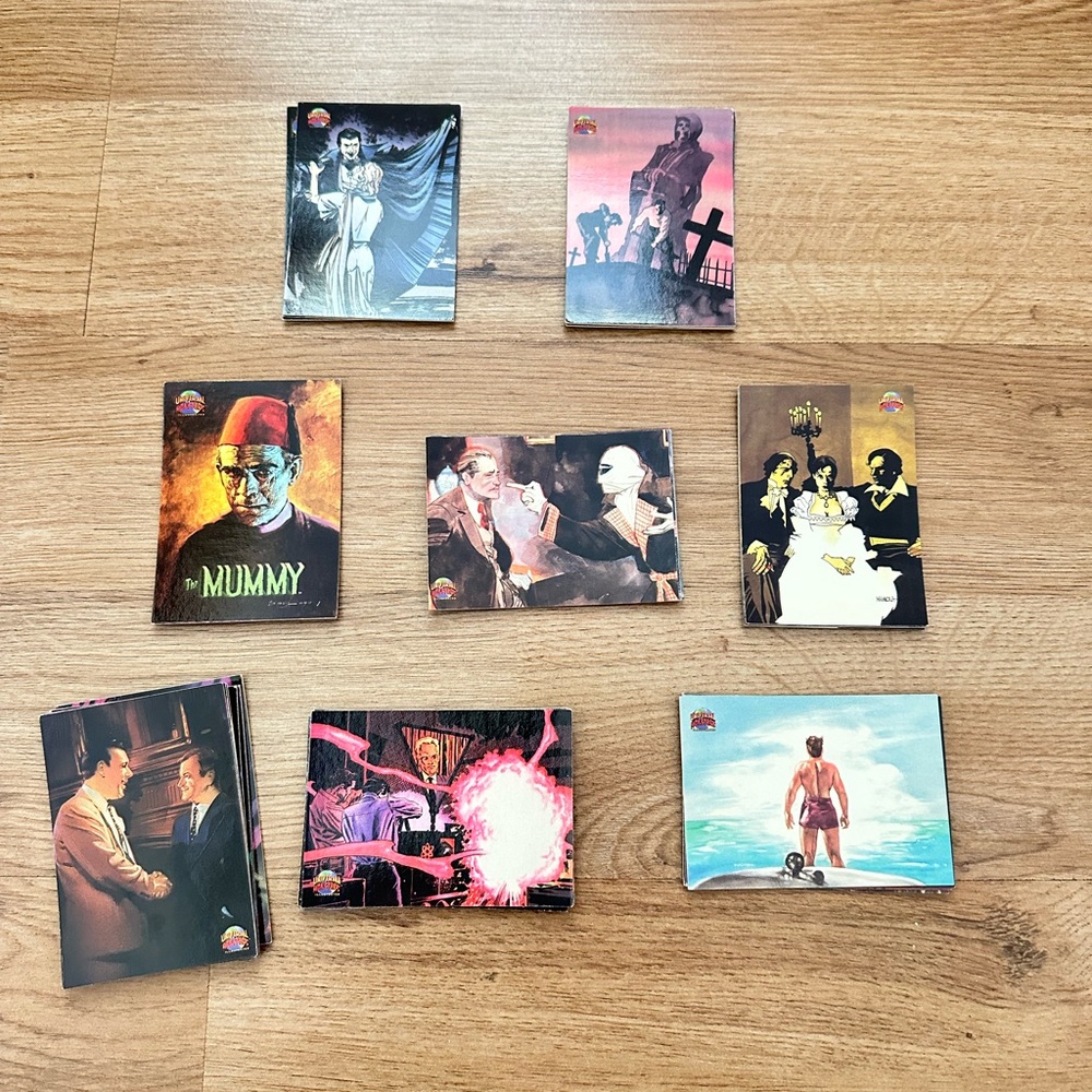 1991 Topps Universal Monsters Trading Collectible Cards Lot 50 Cards